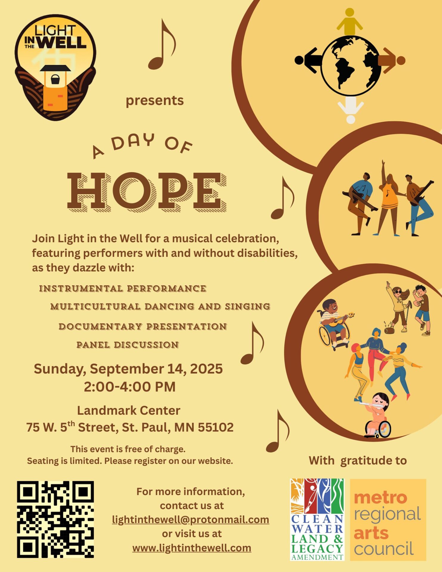 A Day of Hope on Sunday, September 14